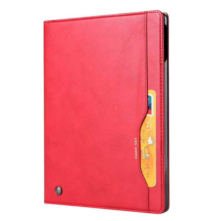 Knead Skin Texture Horizontal Flip Leather Case for iPad Pro 12.9 inch 2022/2021/2020/2018, with Photo Frame & Holder & Card Slots & Wallet & Pen Slot (Red) - iPad Pro 12.9 (2018) Cases by buy2fix | Online Shopping UK | buy2fix