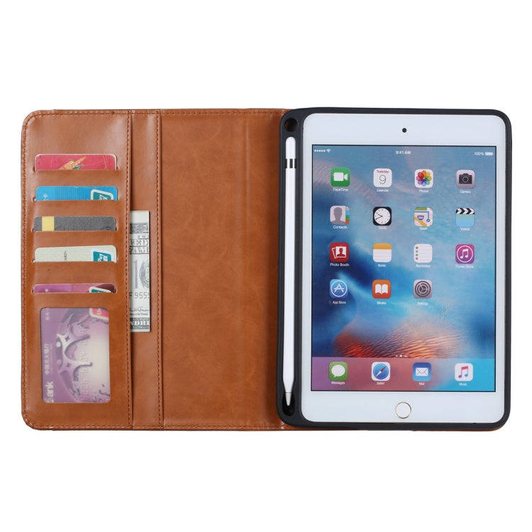 Knead Skin Texture Horizontal Flip Leather Case for iPad Mini 2019, with Photo Frame & Holder & Card Slots & Wallet & Pen Slot (Red) - iPad mini (2019) / mini 5 Cases by buy2fix | Online Shopping UK | buy2fix