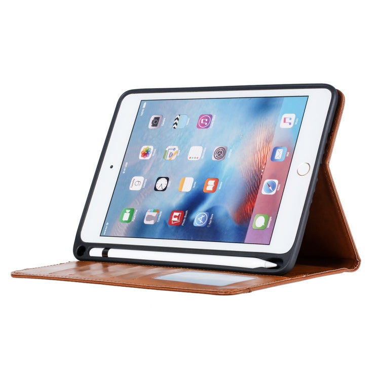 Knead Skin Texture Horizontal Flip Leather Case for iPad Mini 2019, with Photo Frame & Holder & Card Slots & Wallet & Pen Slot (Red) - iPad mini (2019) / mini 5 Cases by buy2fix | Online Shopping UK | buy2fix