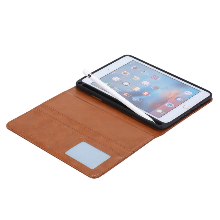 Knead Skin Texture Horizontal Flip Leather Case for iPad Mini 2019, with Photo Frame & Holder & Card Slots & Wallet & Pen Slot (Red) - iPad mini (2019) / mini 5 Cases by buy2fix | Online Shopping UK | buy2fix