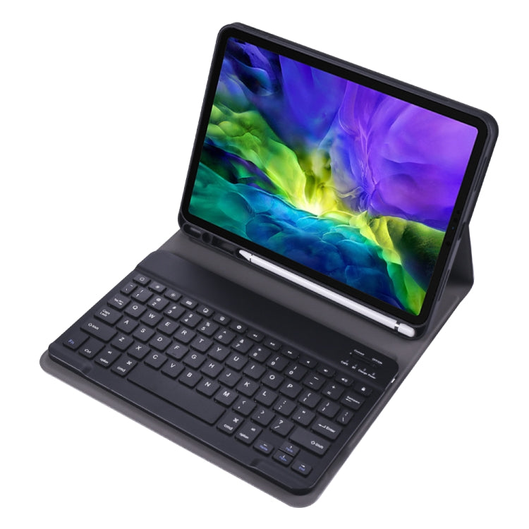 A11B 2020 Ultra-thin ABS Detachable Bluetooth Keyboard Tablet Case for iPad Pro 11 2022 / 2021 / Air4 / Air5, with Pen Slot & Holder (Black) - For iPad Pro by buy2fix | Online Shopping UK | buy2fix