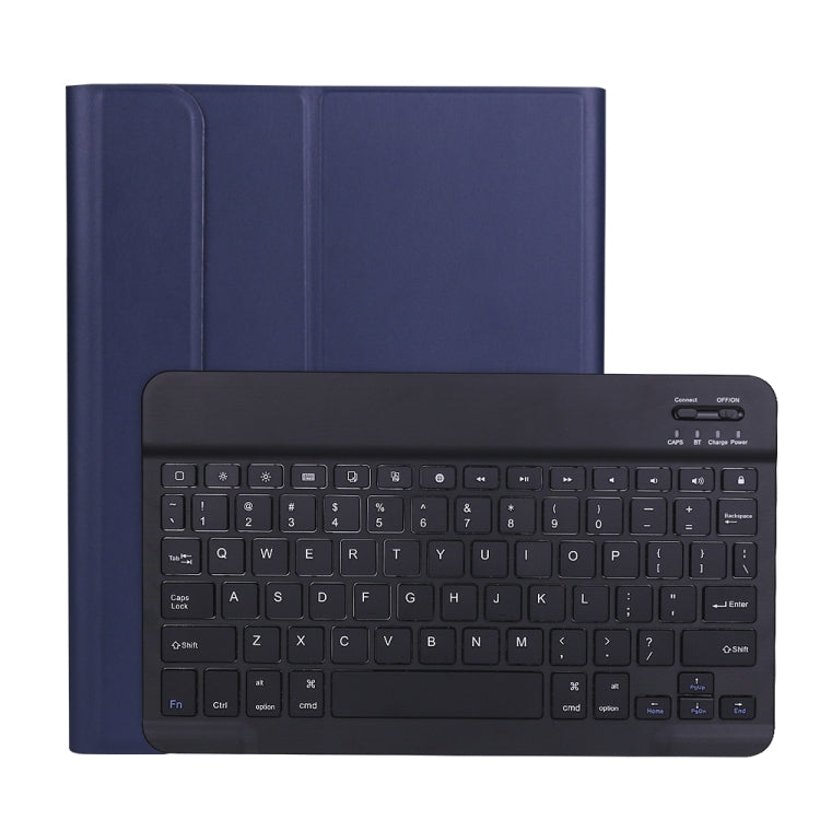 A11B 2020 Ultra-thin ABS Detachable Bluetooth Keyboard Tablet Case for iPad Pro 11 2022 / 2021 / Air4 / Air5, with Pen Slot & Holder (Dark Blue) by buy2fix