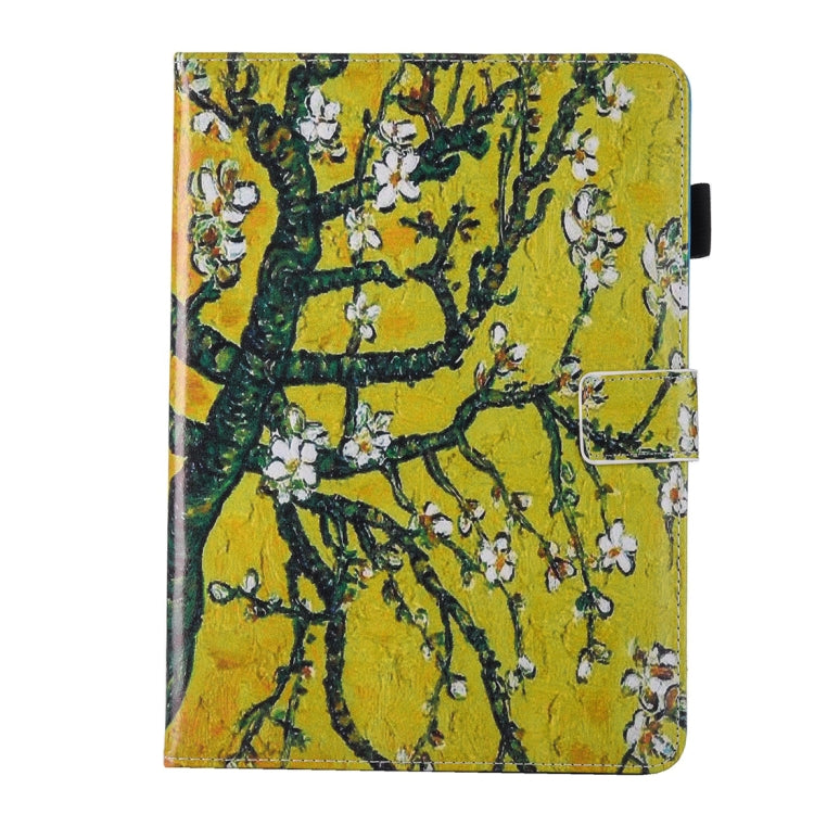 For iPad Pro 10.5 inch White Flower Print Horizontal Flip PU Leather Protective Case with Holder & Card Slots & Photo Frame - iPad Pro 10.5 inch Cases by buy2fix | Online Shopping UK | buy2fix