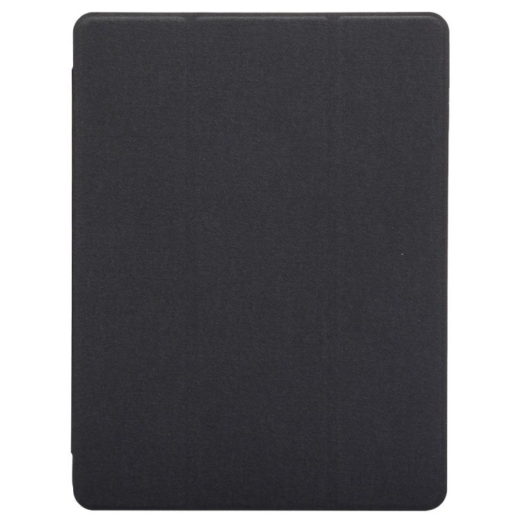 Cloth Texture Pattern Horizontal Flip Leather Case for iPad Pro 10.5 inch ,with Three-folding Holder & Pen Slots (Black) - iPad Pro 10.5 inch Cases by buy2fix | Online Shopping UK | buy2fix
