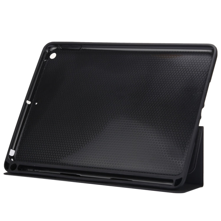 Cloth Texture Pattern Horizontal Flip Leather Case for iPad Pro 10.5 inch ,with Three-folding Holder & Pen Slots (Black) - iPad Pro 10.5 inch Cases by buy2fix | Online Shopping UK | buy2fix