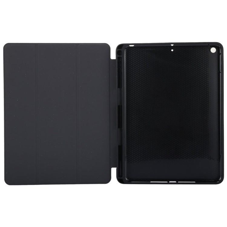 Cloth Texture Pattern Horizontal Flip Leather Case for iPad Pro 10.5 inch ,with Three-folding Holder & Pen Slots (Grey) - iPad Pro 10.5 inch Cases by buy2fix | Online Shopping UK | buy2fix