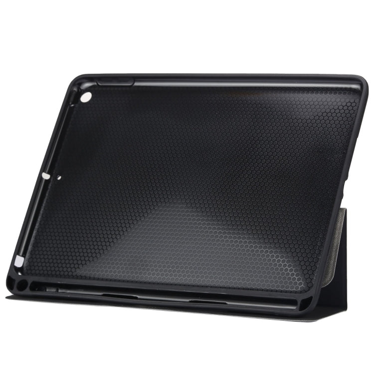 Cloth Texture Pattern Horizontal Flip Leather Case for iPad Pro 10.5 inch ,with Three-folding Holder & Pen Slots (Grey) - iPad Pro 10.5 inch Cases by buy2fix | Online Shopping UK | buy2fix