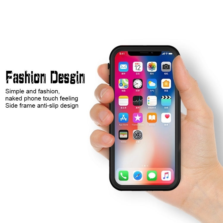 For iPhone X / XS 2m Waterproof Snowproof 2m Shockproof Dustproof PC+Silicone Case (Black) - More iPhone Cases by buy2fix | Online Shopping UK | buy2fix