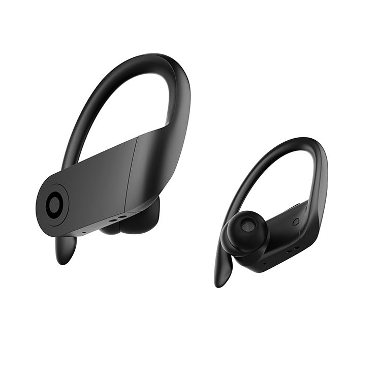 b10 TWS Bluetooth 5.0 Hanging Ear Wireless Bluetooth Sports Earphone with Magnetic Charging Box, Support Call & Siri & Charging Box Wireless Charging(Black) - TWS Earphone by buy2fix | Online Shopping UK | buy2fix