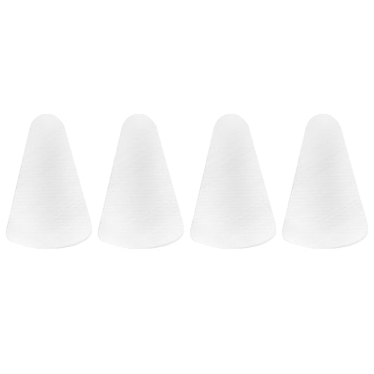 4 PCS Non-slip Mute Wear-resistant Nib Cover for Apple Pencil 1 / 2 (Transparent) by buy2fix