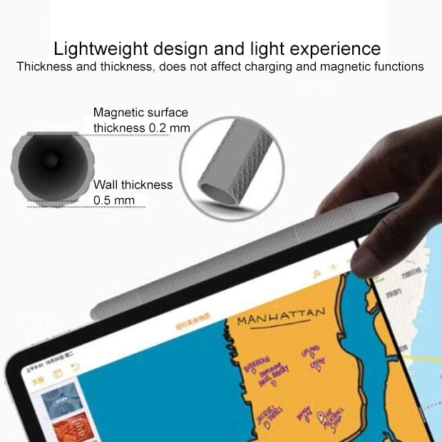 Stylus Pen Silica Gel Shockproof Protective Case for Apple Pencil 2 (Red) by buy2fix