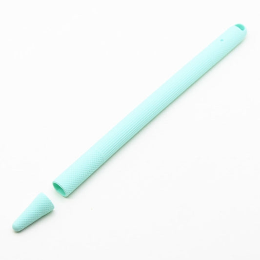 Stylus Pen Silica Gel Shockproof Protective Case for Apple Pencil 2 (Sky Blue) by buy2fix
