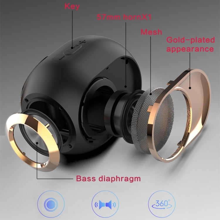 X6 TWS Outdoor Waterproof Bass Wireless Bluetooth Speaker, Support Hands-free / USB / AUX / TF Card (White) - Waterproof Speaker by buy2fix | Online Shopping UK | buy2fix