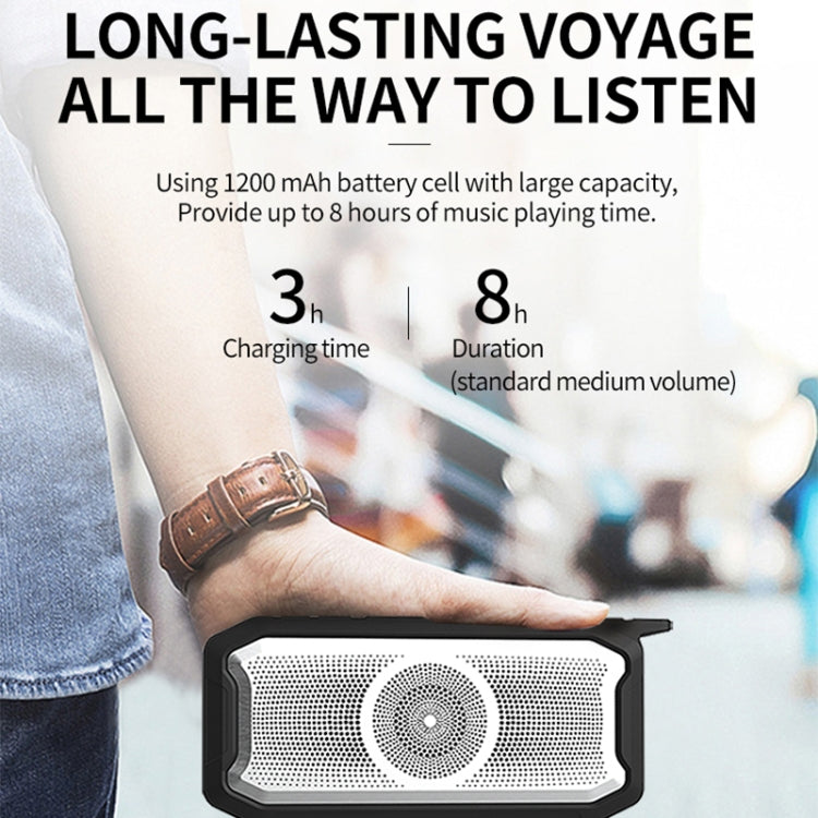 X3 5W Outdoor IPX7 Waterproof Wireless Bluetooth Speaker, Support Hands-free / USB / AUX / TF Card (Red) - Waterproof Speaker by buy2fix | Online Shopping UK | buy2fix