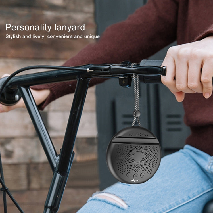 ZEALOT S24 Portable Stereo Bluetooth Speaker with Lanyard & Mobile Card Slot Holder, Supports Hands-free Call & TF Card (Red) - Desktop Speaker by ZEALOT | Online Shopping UK | buy2fix