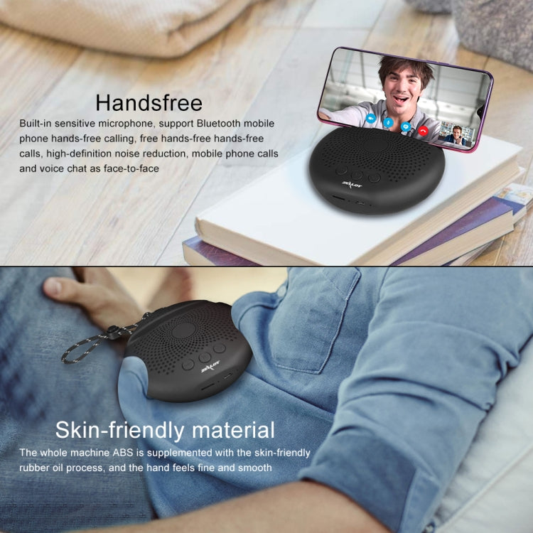 ZEALOT S24 Portable Stereo Bluetooth Speaker with Lanyard & Mobile Card Slot Holder, Supports Hands-free Call & TF Card (Red) - Desktop Speaker by ZEALOT | Online Shopping UK | buy2fix