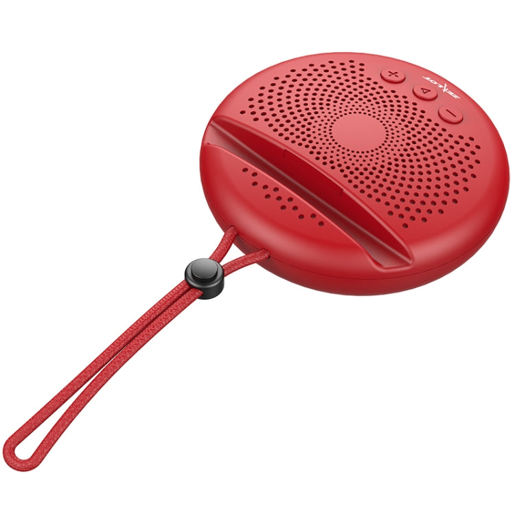 ZEALOT S24 Portable Stereo Bluetooth Speaker with Lanyard & Mobile Card Slot Holder, Supports Hands-free Call & TF Card (Red) - Desktop Speaker by ZEALOT | Online Shopping UK | buy2fix