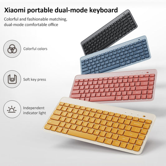 Original Xiaomi XMBXJP01YM 85 Keys Portable Dual-mode Keyboard (Dark Gray) by Xiaomi