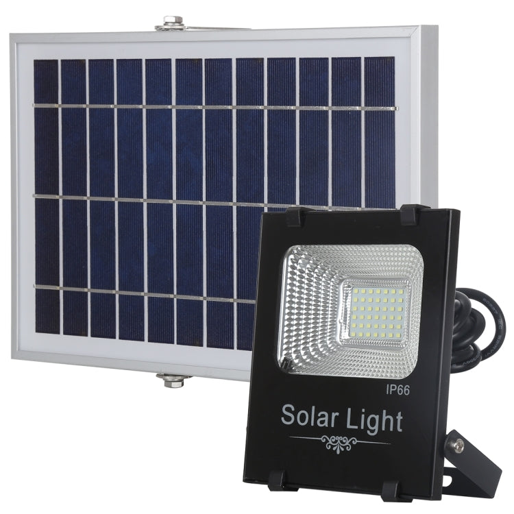 150W 176 LEDs SMD 2835 IP66 Waterproof Ultra-thin Solar Powered Timing LED Flood Light with 6V / 0.83A Solar Panel & Remote Control(White Light) - Solar Lights by buy2fix | Online Shopping UK | buy2fix