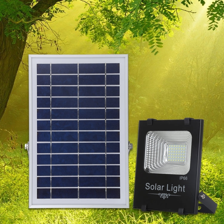 150W 176 LEDs SMD 2835 IP66 Waterproof Ultra-thin Solar Powered Timing LED Flood Light with 6V / 0.83A Solar Panel & Remote Control(White Light) - Solar Lights by buy2fix | Online Shopping UK | buy2fix