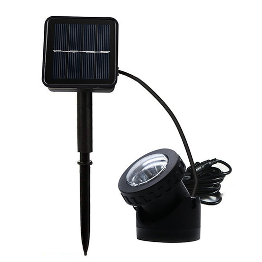 Single Head LED Outdoor Waterproof Solar Underwater Spotlight Floodlight by buy2fix