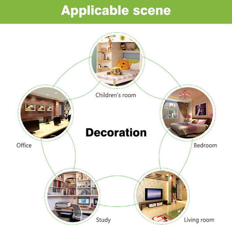 Umbrella Shape 3D Colorful LED Vision Light Table Lamp, Crack Remote Control Version by buy2fix