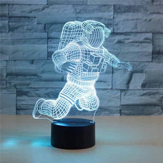 Astronaut Shape 3D Colorful LED Vision Light Table Lamp, USB & Battery Version by buy2fix