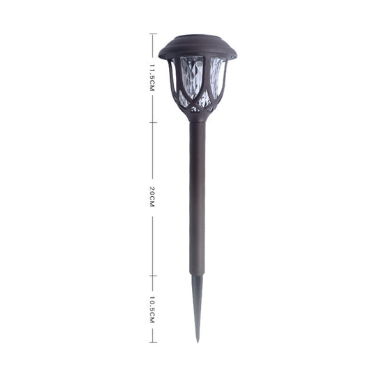 Solar Energy Coffee Outdoor Lawn Lamp IP65 Waterproof LED Decorative Garden Light (White Light) by buy2fix