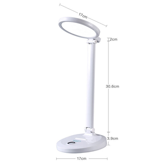 LED Student Learning Eye Protection Foldable Rechargeable Desk Lamp, Built-in 2000mAh Battery by buy2fix