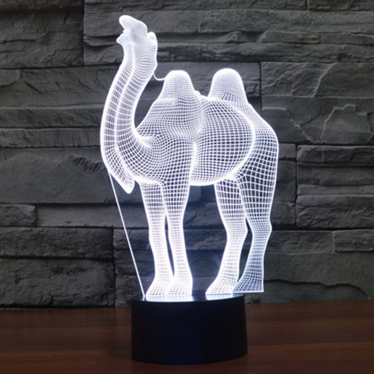 Camel Style 3D Touch Switch Control LED Light , 7 Color Discoloration Creative Visual Stereo Lamp Desk Lamp Night Light by buy2fix