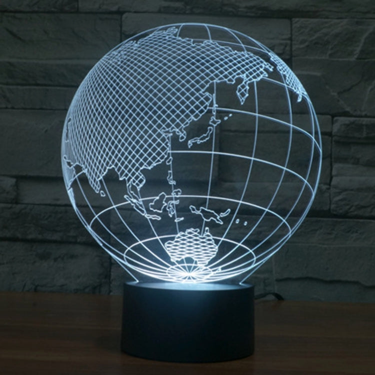 Asia Style 3D Touch Switch Control LED Light , 7 Color Discoloration Creative Visual Stereo Lamp Desk Lamp Night Light by buy2fix