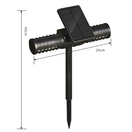 SZ-16008 Solar Mosquito Killer Light Outdoor IP65 Waterproof LED Landscape Garden Ground Plug Mosquito Trap Decorative Lawn Lamp by buy2fix