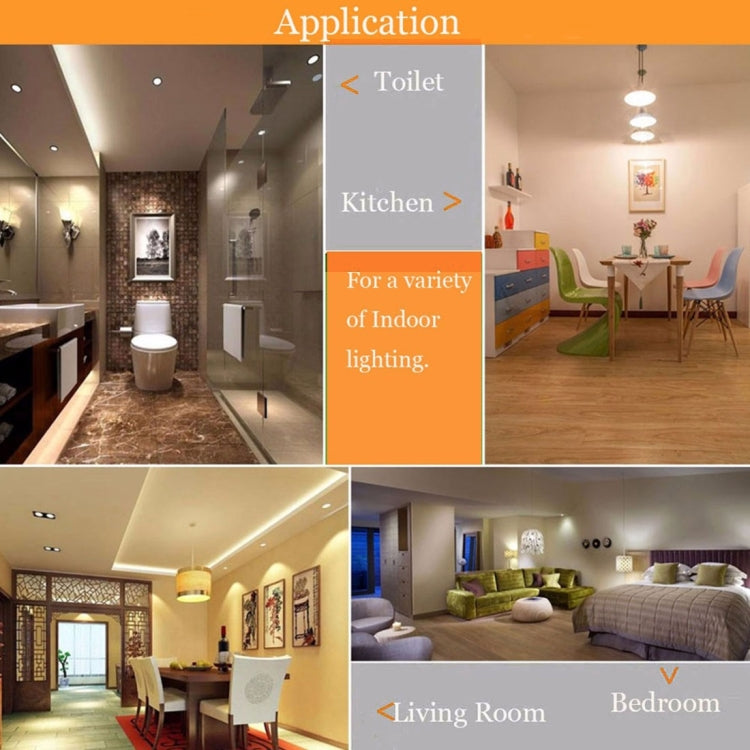 E12 SMD 3014 64 LEDs Dimmable LED Corn Light, AC 220V (Warm White) by buy2fix