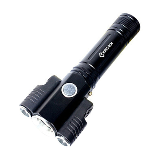KS-739 USB Charging Waterproof T6+XPE Fixed Focus LED Flashlight with 4-Modes & 18650 lithium battery by buy2fix
