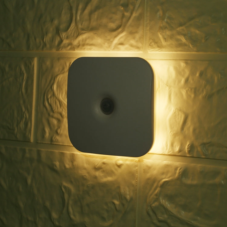 CL053 LED Square Human Body Sensor Light, Style: Linkage (Warm White) by buy2fix
