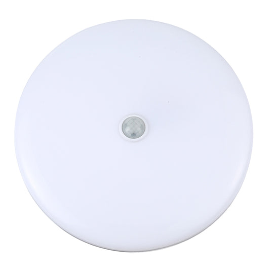 12W 6500K Round Shape Human Body Sensor LED Ceiling Light, AC 220V (White Light) by buy2fix
