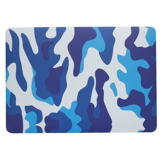 For 2016 New Macbook Pro 13.3 inch A1706 & A1708 Blue Camouflage Pattern Laptop Water Decals PC Protective Case by buy2fix