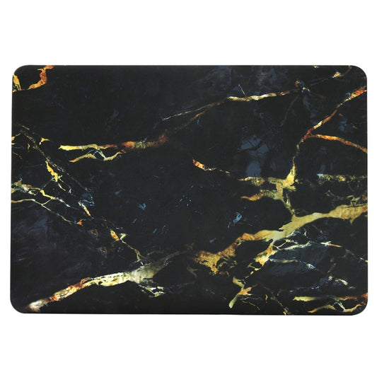 For 2016 New Macbook Pro 13.3 inch A1706 & A1708 Black Gold Texture Marble Pattern Laptop Water Decals PC Protective Case by buy2fix