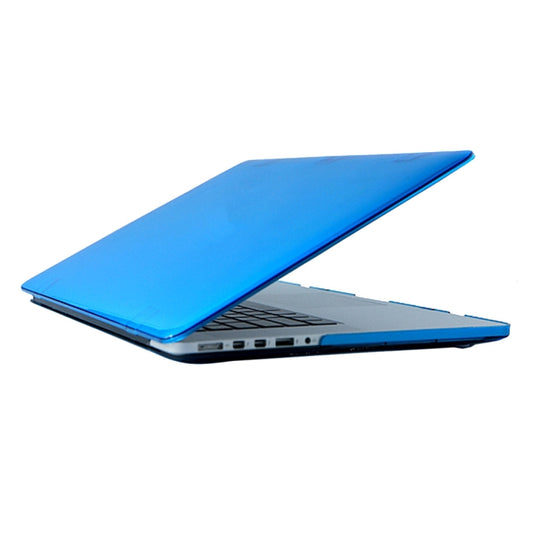For 2016 New Macbook Pro 13.3 inch A1706 & A1708 Laptop Crystal PC Protective Case(Blue) by buy2fix