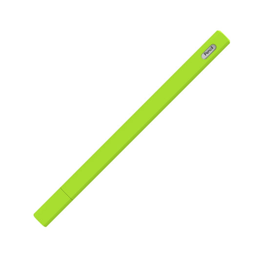 LOVE MEI For Apple Pencil 2 Triangle Shape Stylus Pen Silicone Protective Case Cover(Fluorescent Green) by LOVE MEI