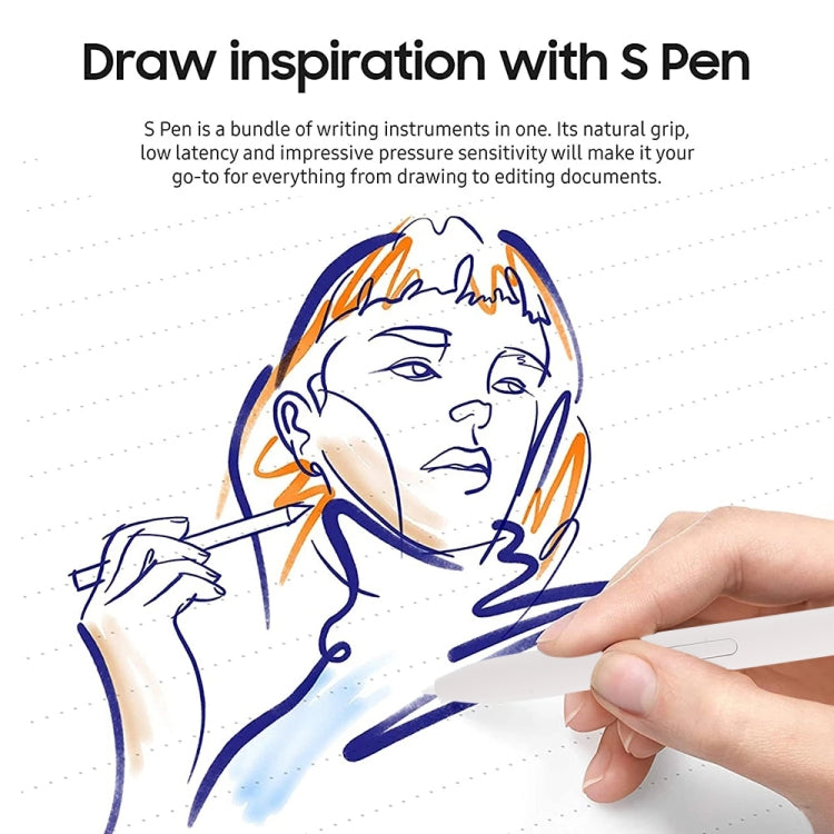 High Sensitivity Stylus Pen For Samsung Galaxy Tab S7/S7+/S7 FE/S8/S8+/S8 Ultra/S9/S9+/S9 Ultra/S10/S10+/S10 Ultra (White) - Stylus Pen by buy2fix | Online Shopping UK | buy2fix