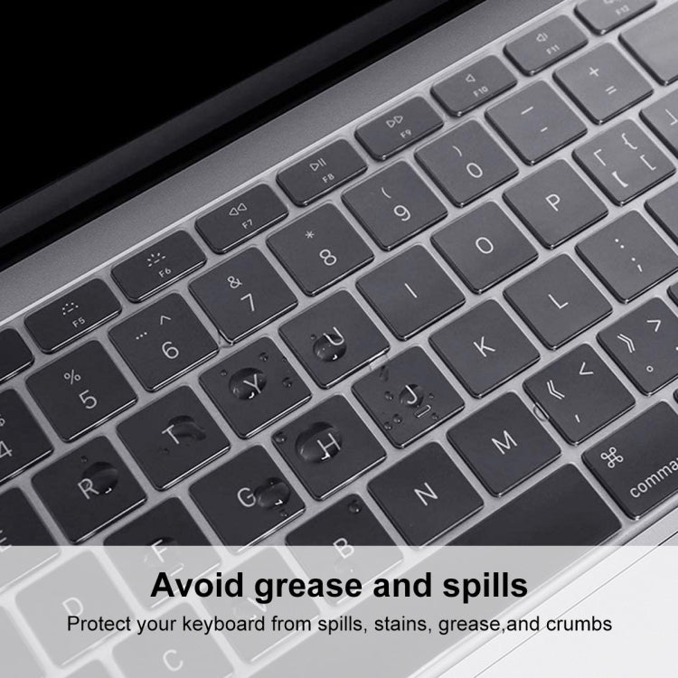ENKAY TPU Keyboard Protector Cover for MacBook Pro 13.3 inch without Touch Bar A1708 / MacBook 12 2015 A1534, Europe Version - Keyboard Protector by ENKAY | Online Shopping UK | buy2fix