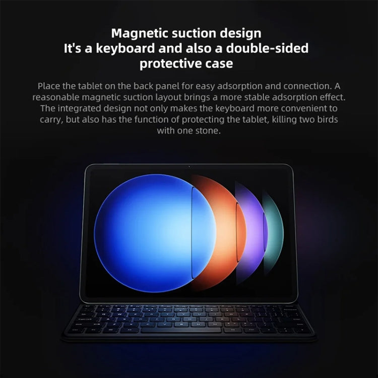 Original For Xiaomi Pad 6S Pro Keyboard Protective Leather Case (Black) - Xiaomi Keyboard by Xiaomi | Online Shopping UK | buy2fix