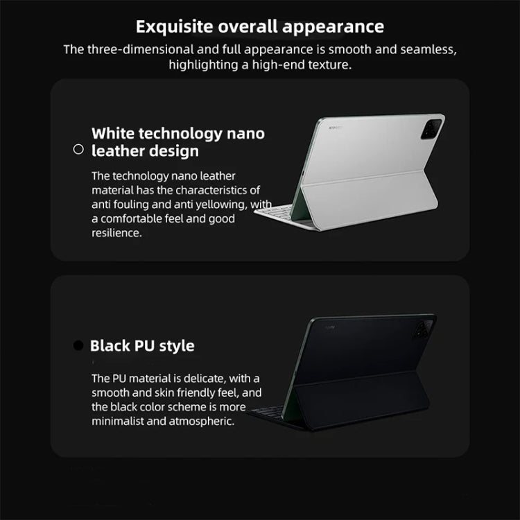 Original For Xiaomi Pad 6S Pro Keyboard Protective Leather Case (Black) - Xiaomi Keyboard by Xiaomi | Online Shopping UK | buy2fix