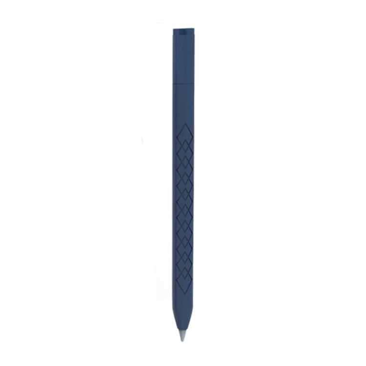 For Apple Pencil (USB-C) Diamond Pattern Silicone Stylus Pen Protective Case (Midnight Blue) - Pencil Accessories by buy2fix | Online Shopping UK | buy2fix