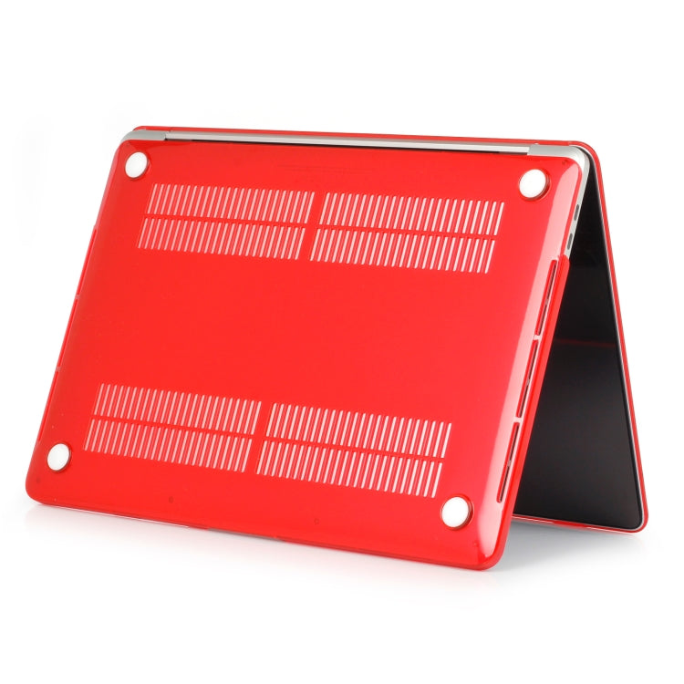 Laptop Crystal Style PC Protective Case for MacBook Pro 13.3 inch A1989 (2018) / A2159 / A2251 / A2289 / A2338(Red) by buy2fix