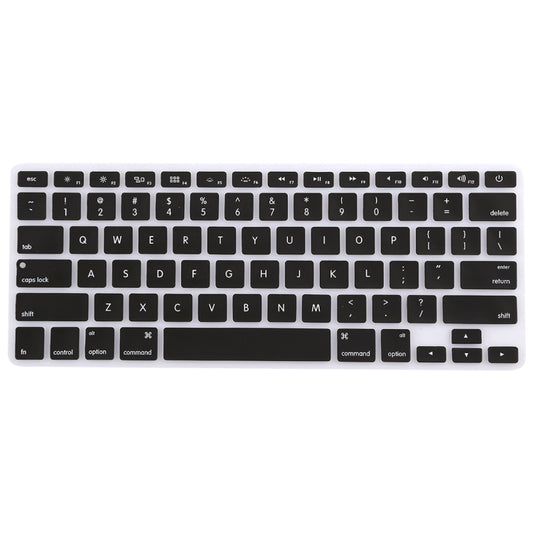 Keyboard Protector Silica Gel Film for MacBook Pro 13 / 15 & Air 13 (A1466 / A1502 / A1278 / A1286)(Black) by buy2fix