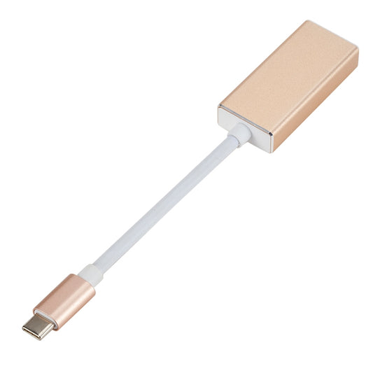 USB-C / Type-C 3.1 Male to DP Female HD Converter, Length: 12cm (Gold) by buy2fix
