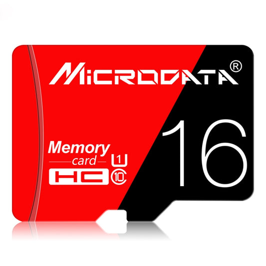 MICRODATA 16GB High Speed U1 Red and Black TF(Micro SD) Memory Card by MiCRODATA