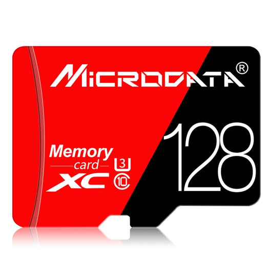 MICRODATA 128GB High Speed U3 Red and Black TF(Micro SD) Memory Card by MiCRODATA